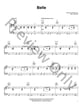 Belle piano sheet music cover
